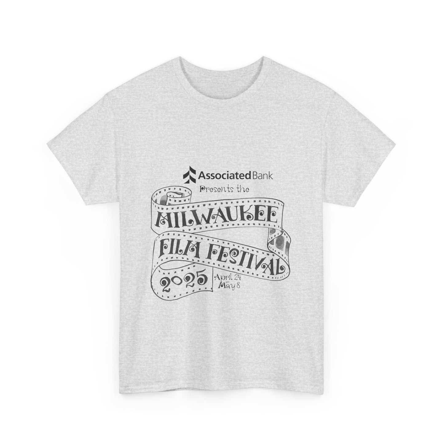 Milwaukee Film Festival Line Lockup Cotton Tee