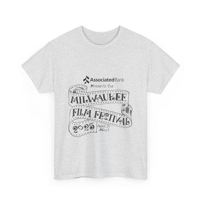 Milwaukee Film Festival Line Lockup Cotton Tee