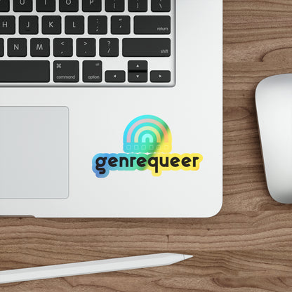 Holographic genrequeer Sticker