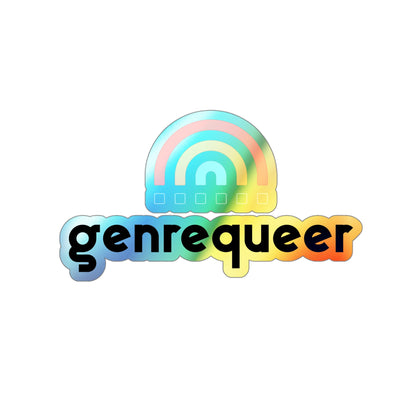 Holographic genrequeer Sticker