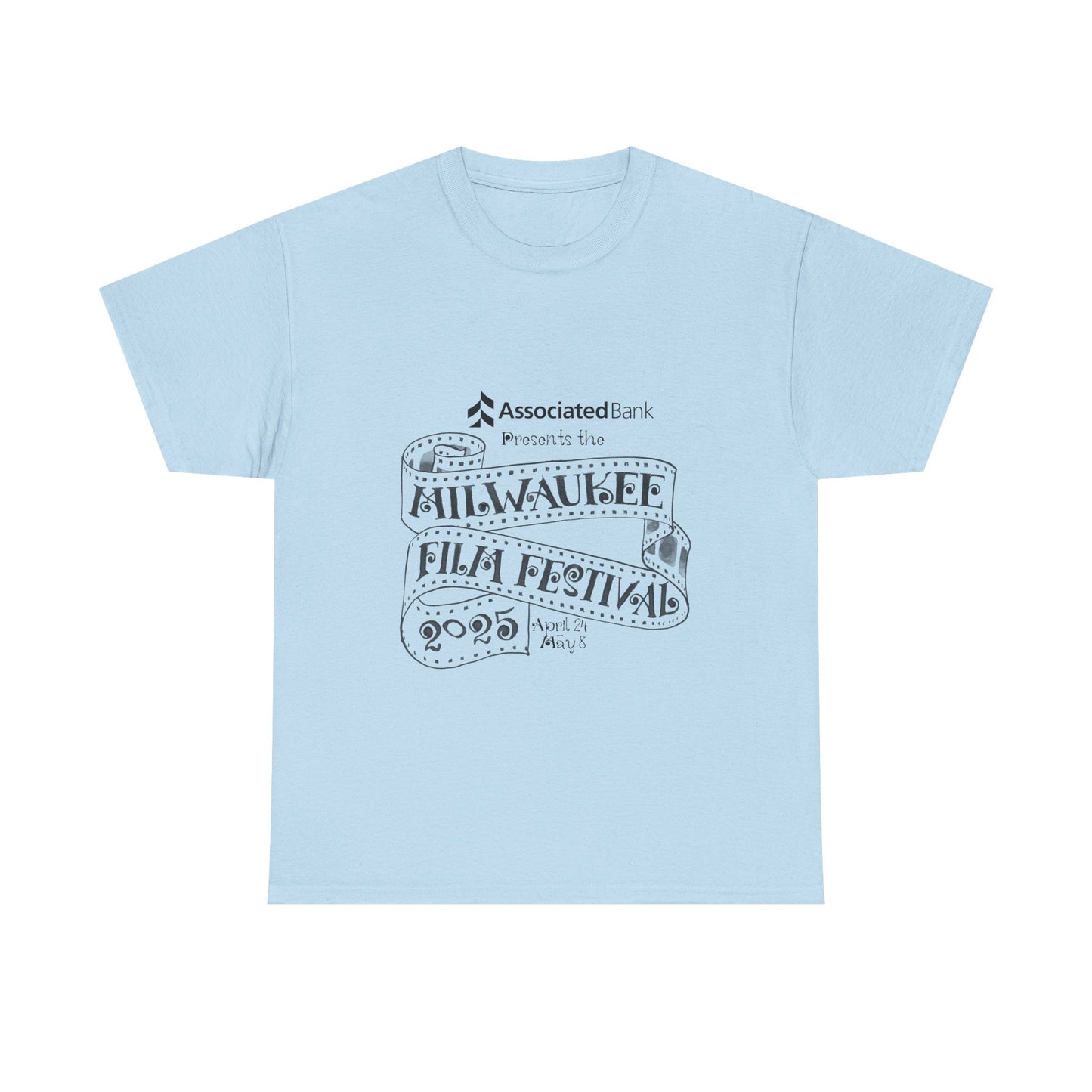 Milwaukee Film Festival Line Lockup Cotton Tee