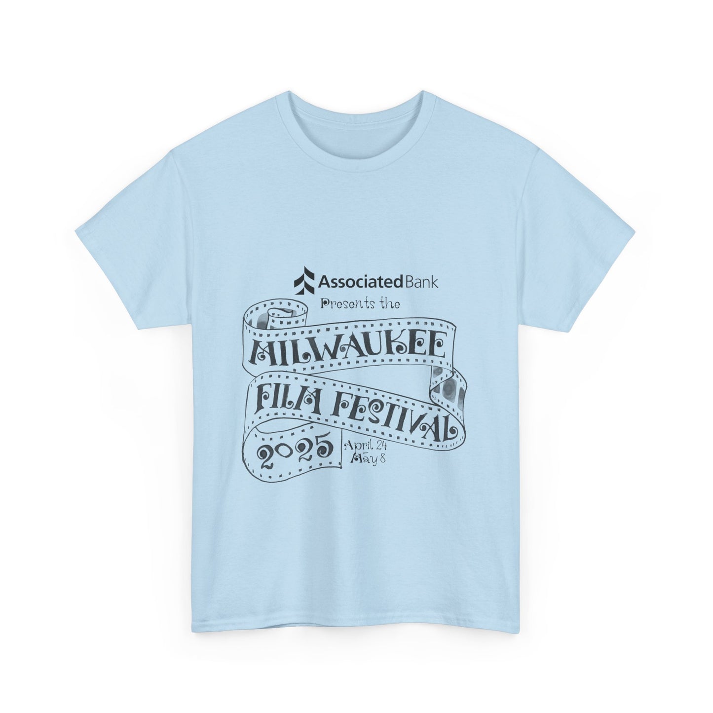 Milwaukee Film Festival Line Lockup Cotton Tee
