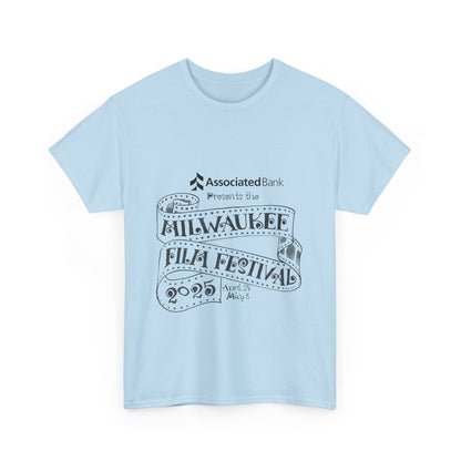 Milwaukee Film Festival Line Lockup Cotton Tee