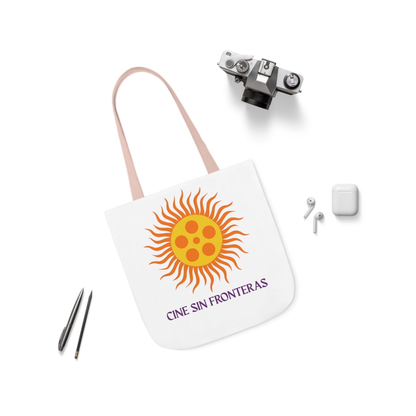 Cine Sin Fronteras Canvas Tote Bag