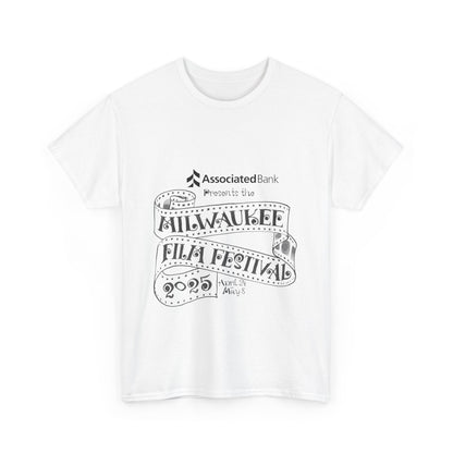 Milwaukee Film Festival Line Lockup Cotton Tee