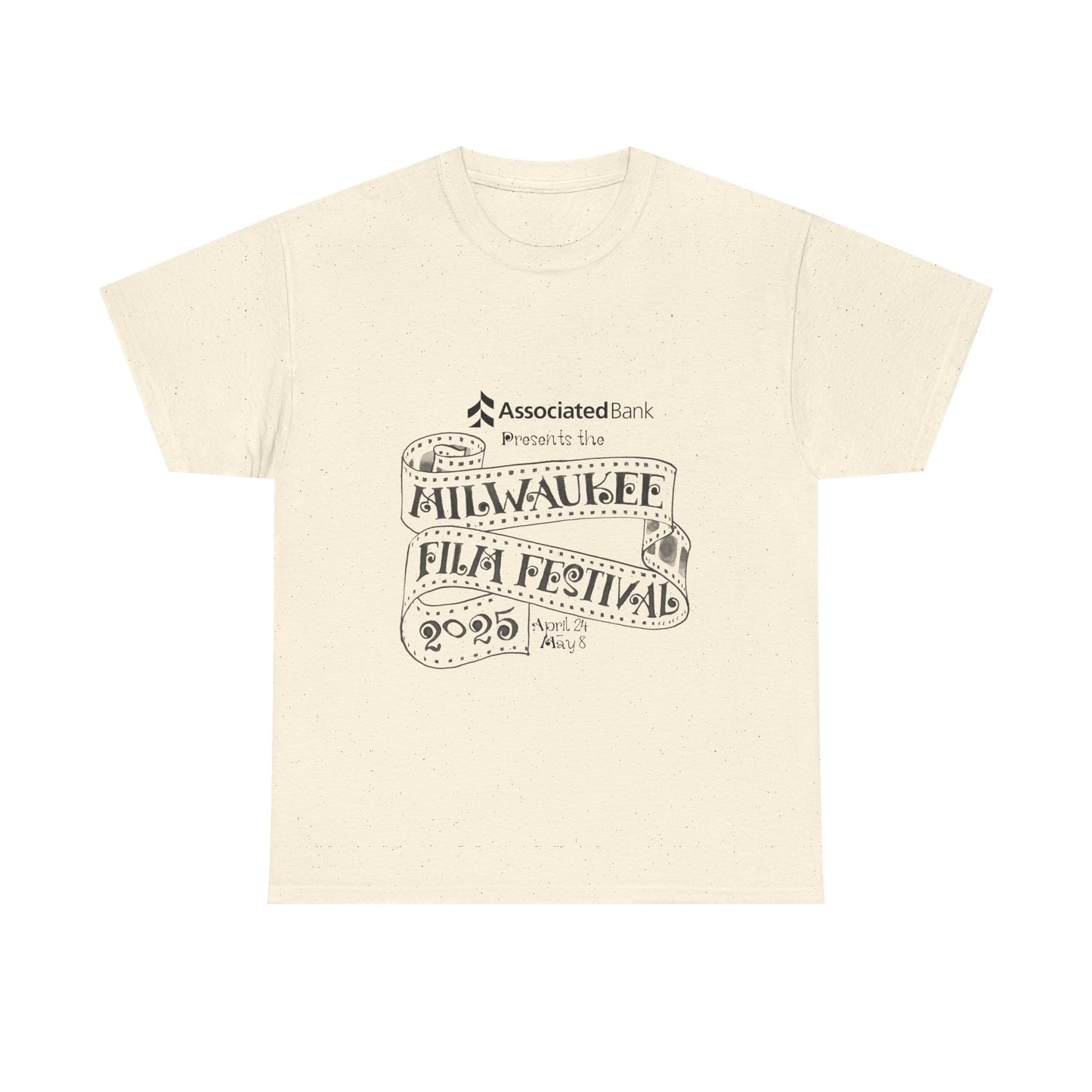 Milwaukee Film Festival Line Lockup Cotton Tee