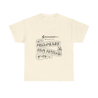 Milwaukee Film Festival Line Lockup Cotton Tee
