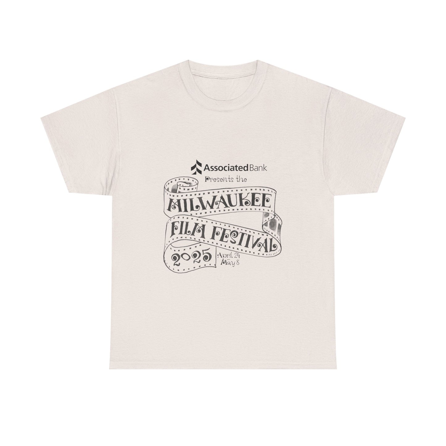Milwaukee Film Festival Line Lockup Cotton Tee