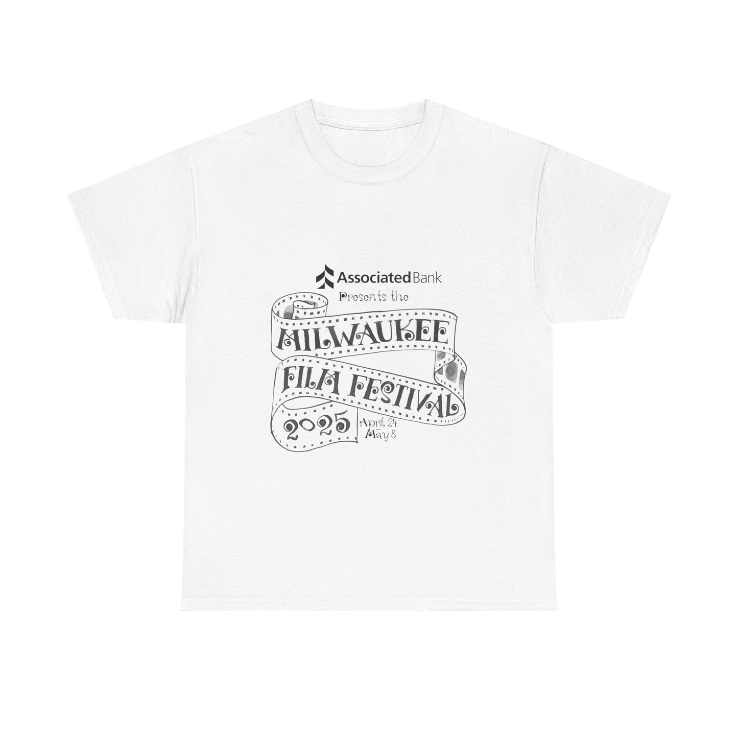 Milwaukee Film Festival Line Lockup Cotton Tee