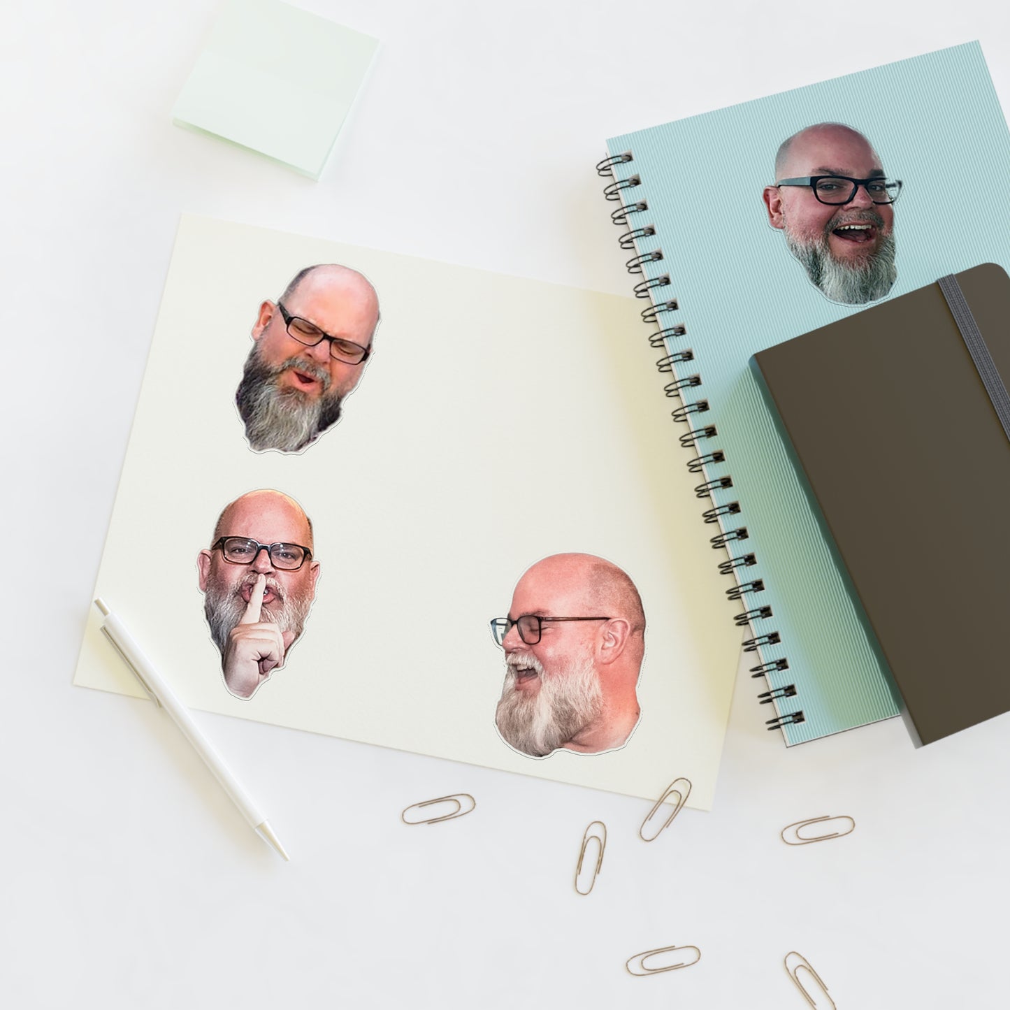 The Many faces of Kristopher - Sticker Sheets