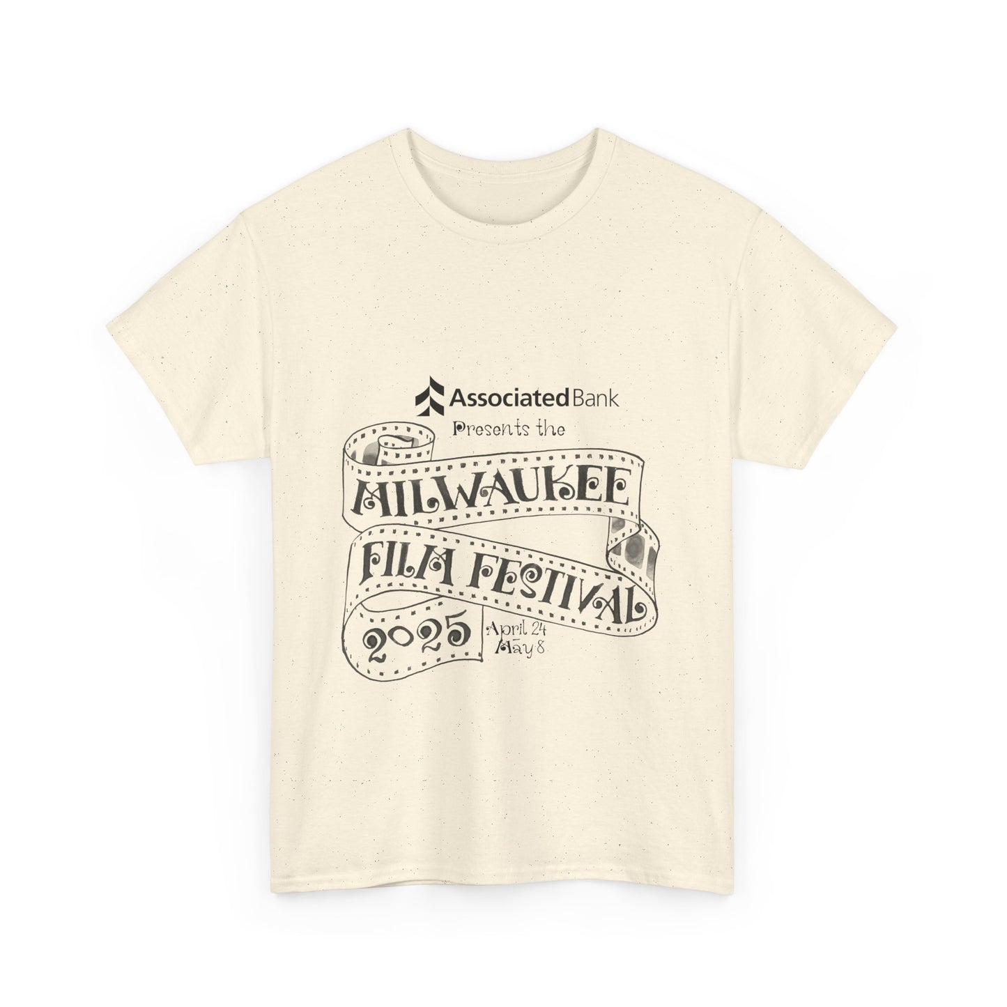 Milwaukee Film Festival Line Lockup Cotton Tee