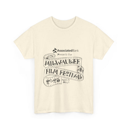 Milwaukee Film Festival Line Lockup Cotton Tee