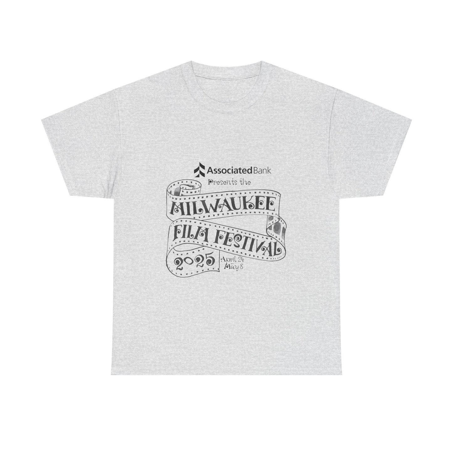 Milwaukee Film Festival Line Lockup Cotton Tee
