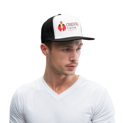 Oriental Theatre Trucker Cap - white/black