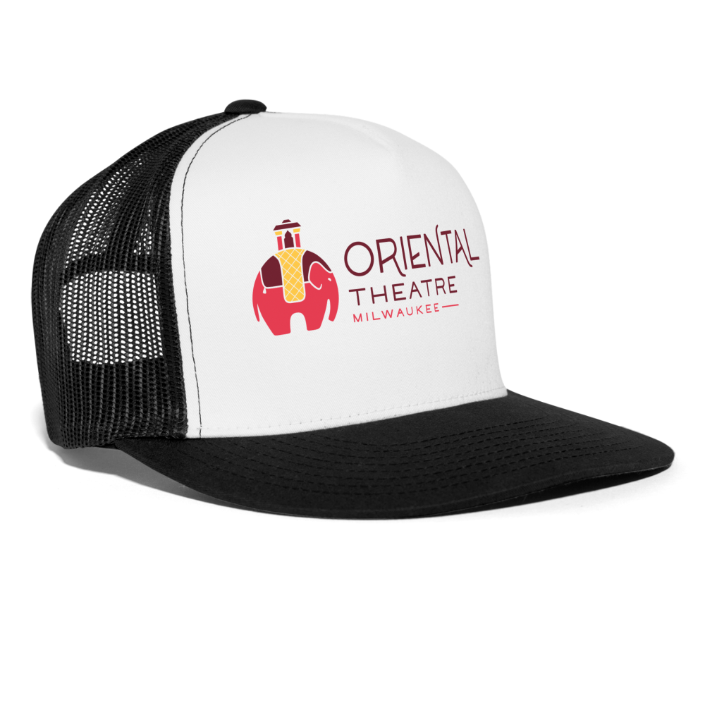 Oriental Theatre Trucker Cap - white/black