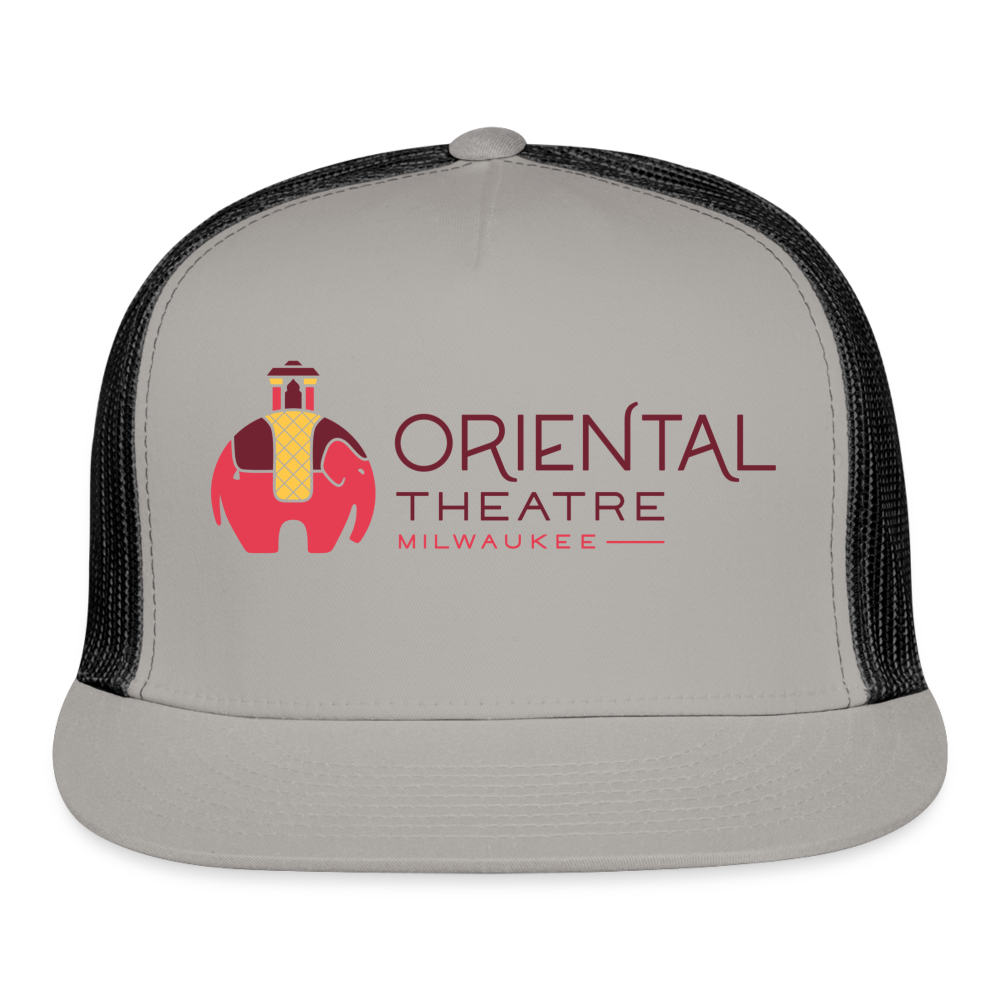 Oriental Theatre Trucker Cap - gray/black