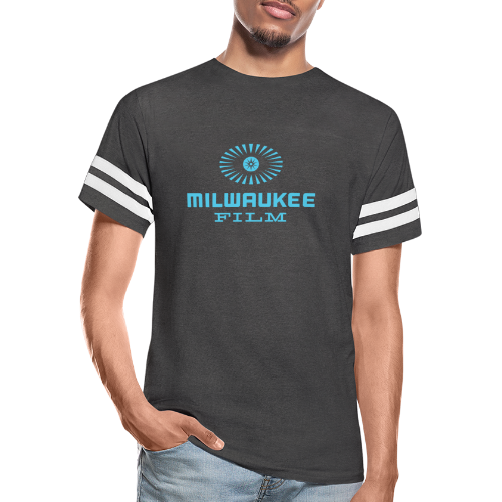 Milwaukee Film "Eye" Vintage Sport T-Shirt - vintage smoke/white