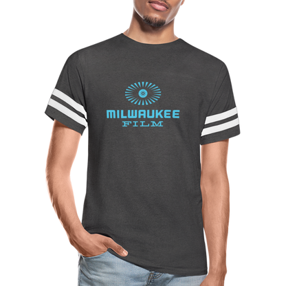 Milwaukee Film "Eye" Vintage Sport T-Shirt - vintage smoke/white