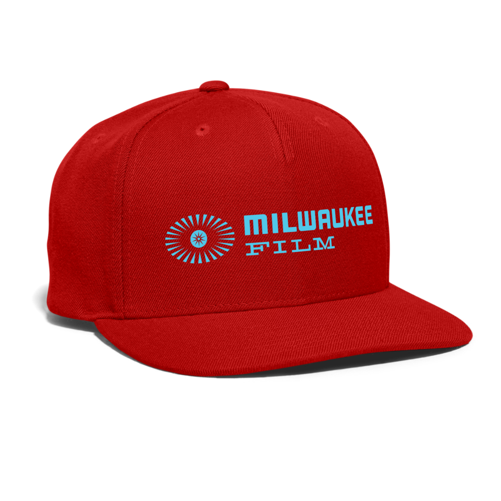 Snapback MKE FILM Logo Baseball Cap - red