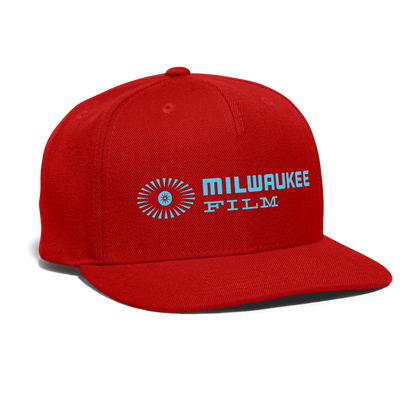 Snapback MKE FILM Logo Baseball Cap - red