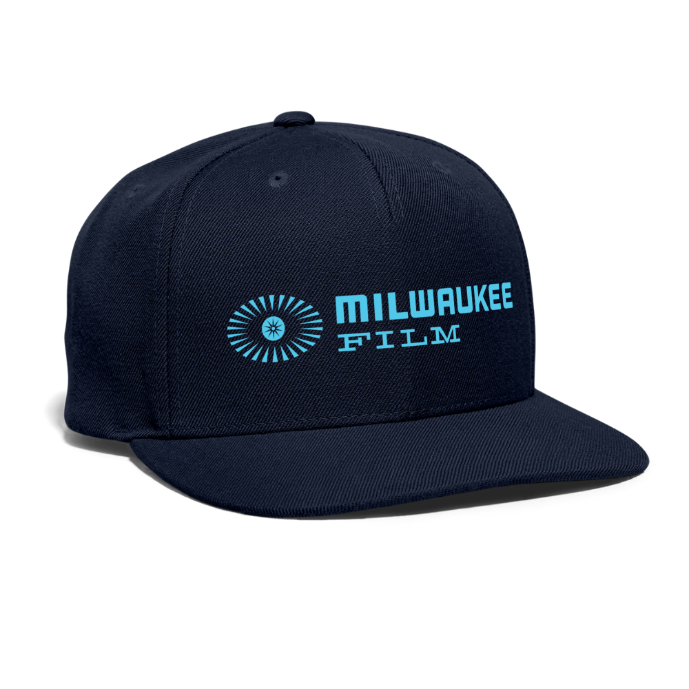 Snapback MKE FILM Logo Baseball Cap - navy