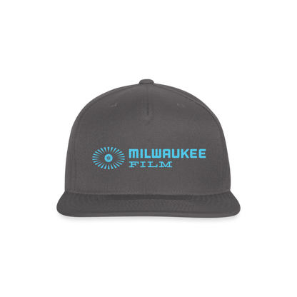 Snapback MKE FILM Logo Baseball Cap - dark grey