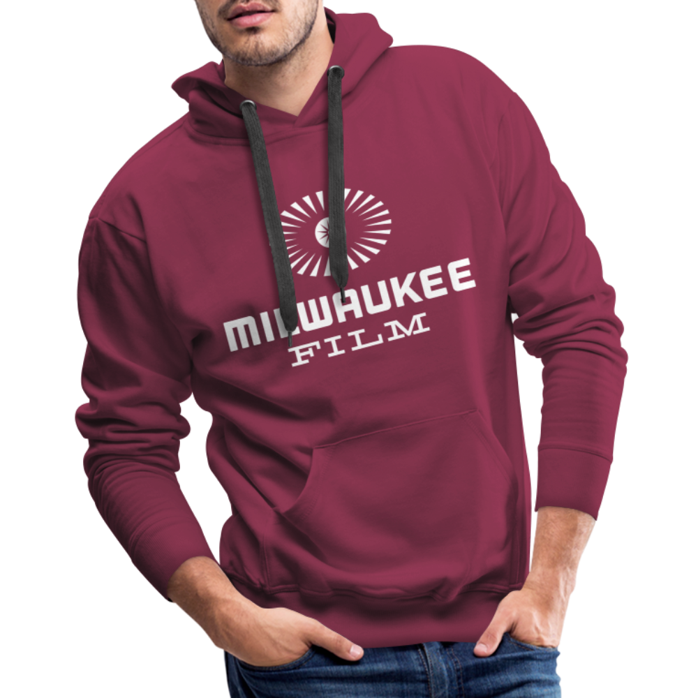 MKE Film "Eye" Logo Hoodie - burgundy