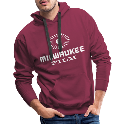 MKE Film "Eye" Logo Hoodie - burgundy