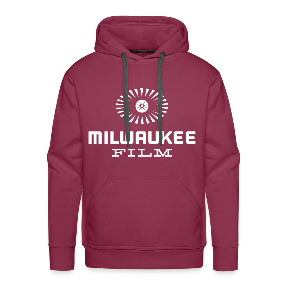 MKE Film "Eye" Logo Hoodie - burgundy