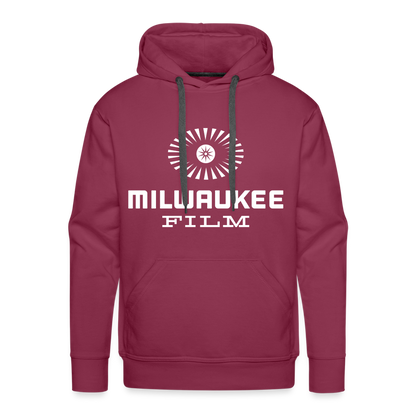 MKE Film "Eye" Logo Hoodie - burgundy