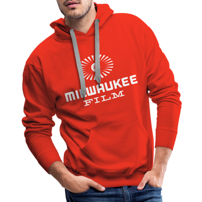 MKE Film "Eye" Logo Hoodie - red