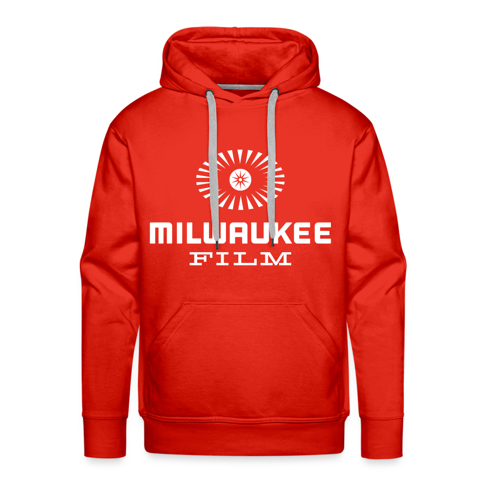 MKE Film "Eye" Logo Hoodie - red