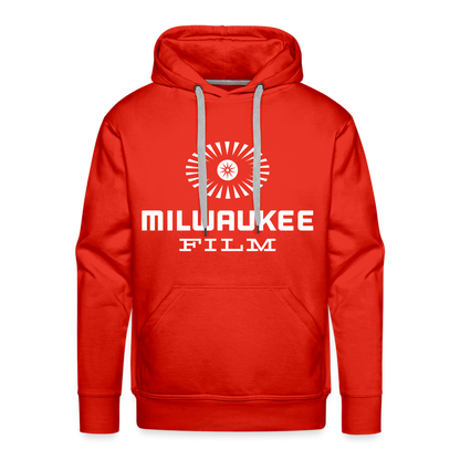 MKE Film "Eye" Logo Hoodie - red