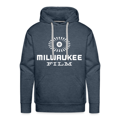 MKE Film "Eye" Logo Hoodie - heather denim