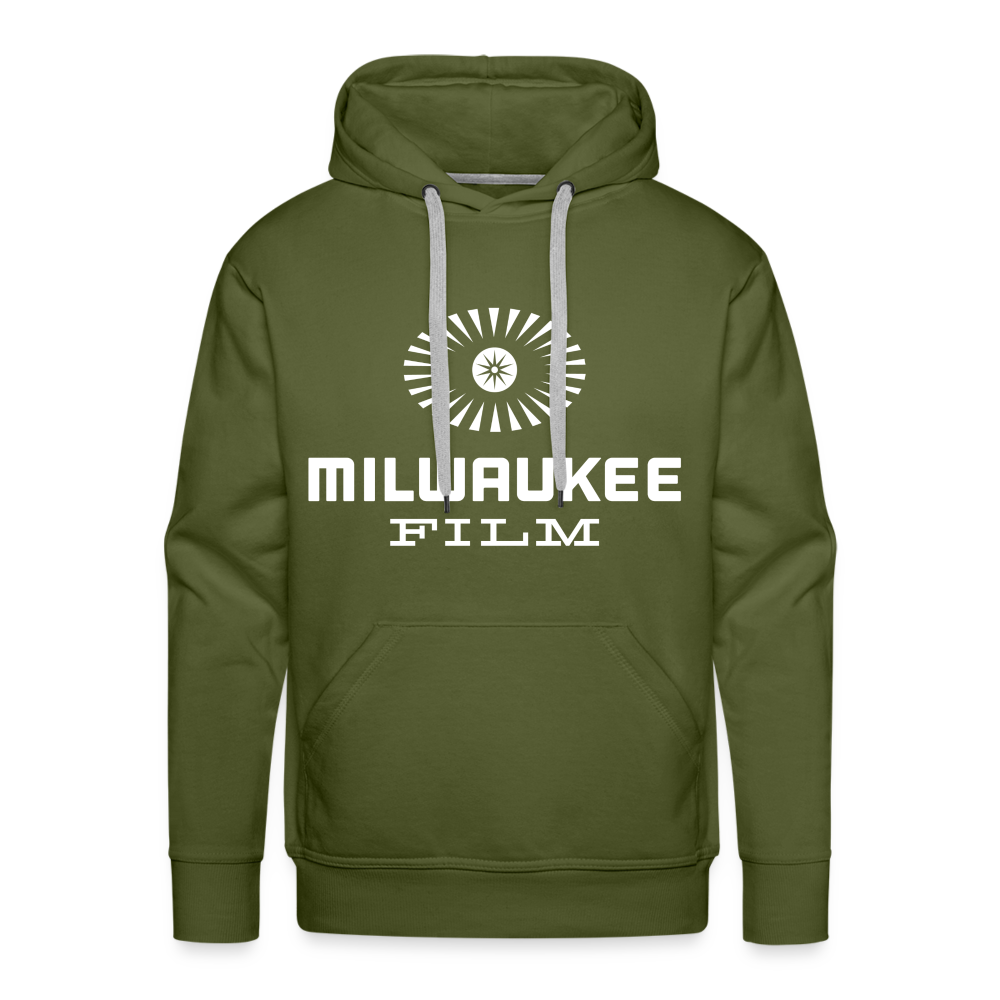 MKE Film "Eye" Logo Hoodie - olive green