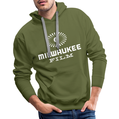 MKE Film "Eye" Logo Hoodie - olive green