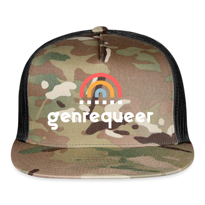 genrequeer alt Trucker Cap - MultiCam\black