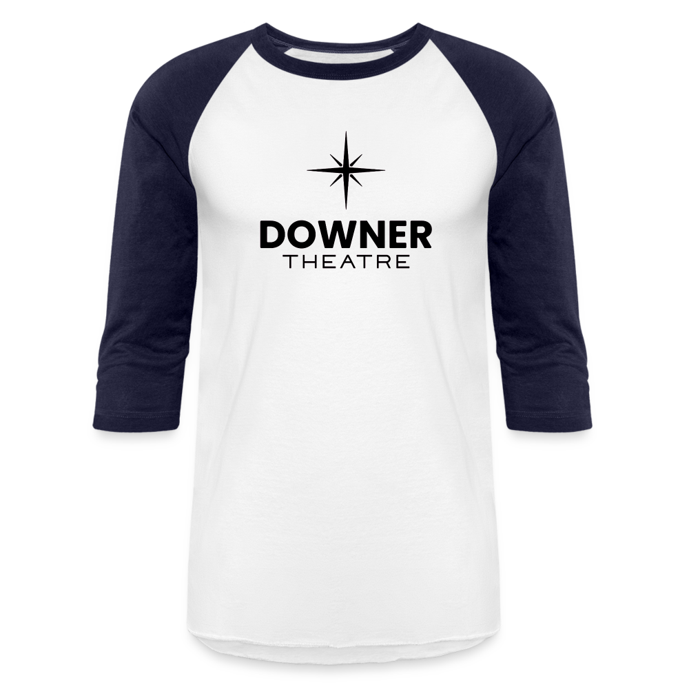 Downer Theatre Baseball T-Shirt - white/navy