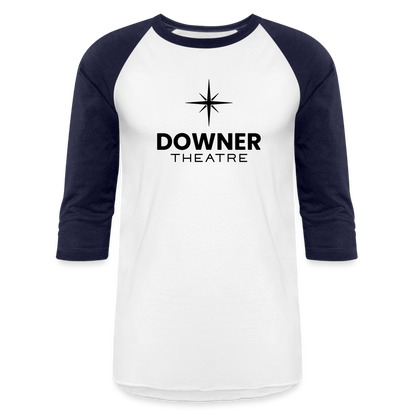 Downer Theatre Baseball T-Shirt - white/navy